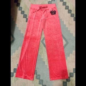 Juicy Couture Pink Lounge Pants Sweats Small Women